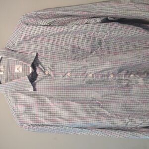 Peter Millar Men's Large‎ Long Sleeve Cotton Multicolor Plaid Button Down Shirt